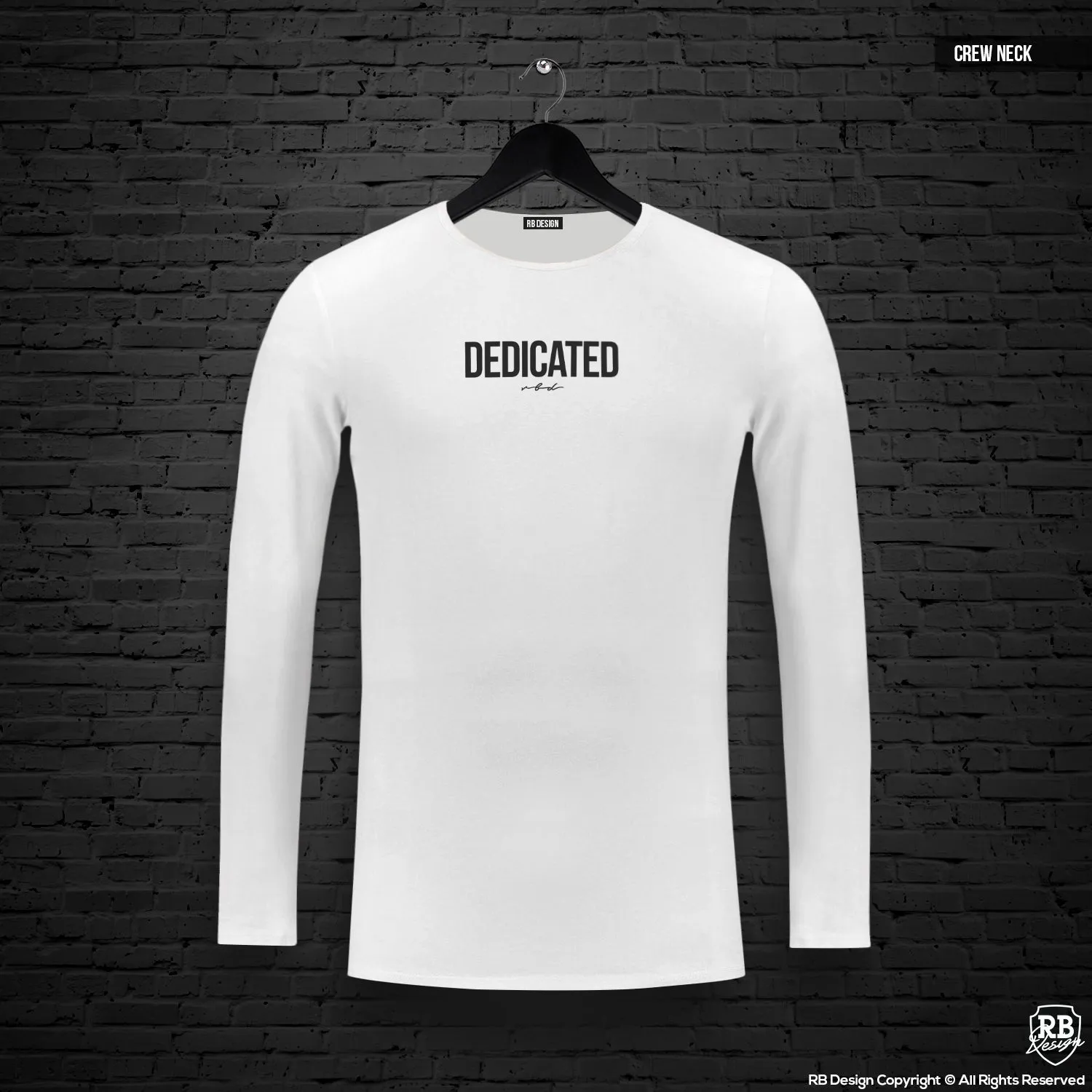 Mens Long Sleeve T-shirt "Dedicated" MD972