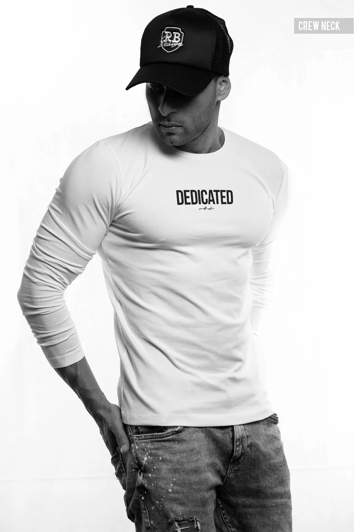 Mens Long Sleeve T-shirt "Dedicated" MD972