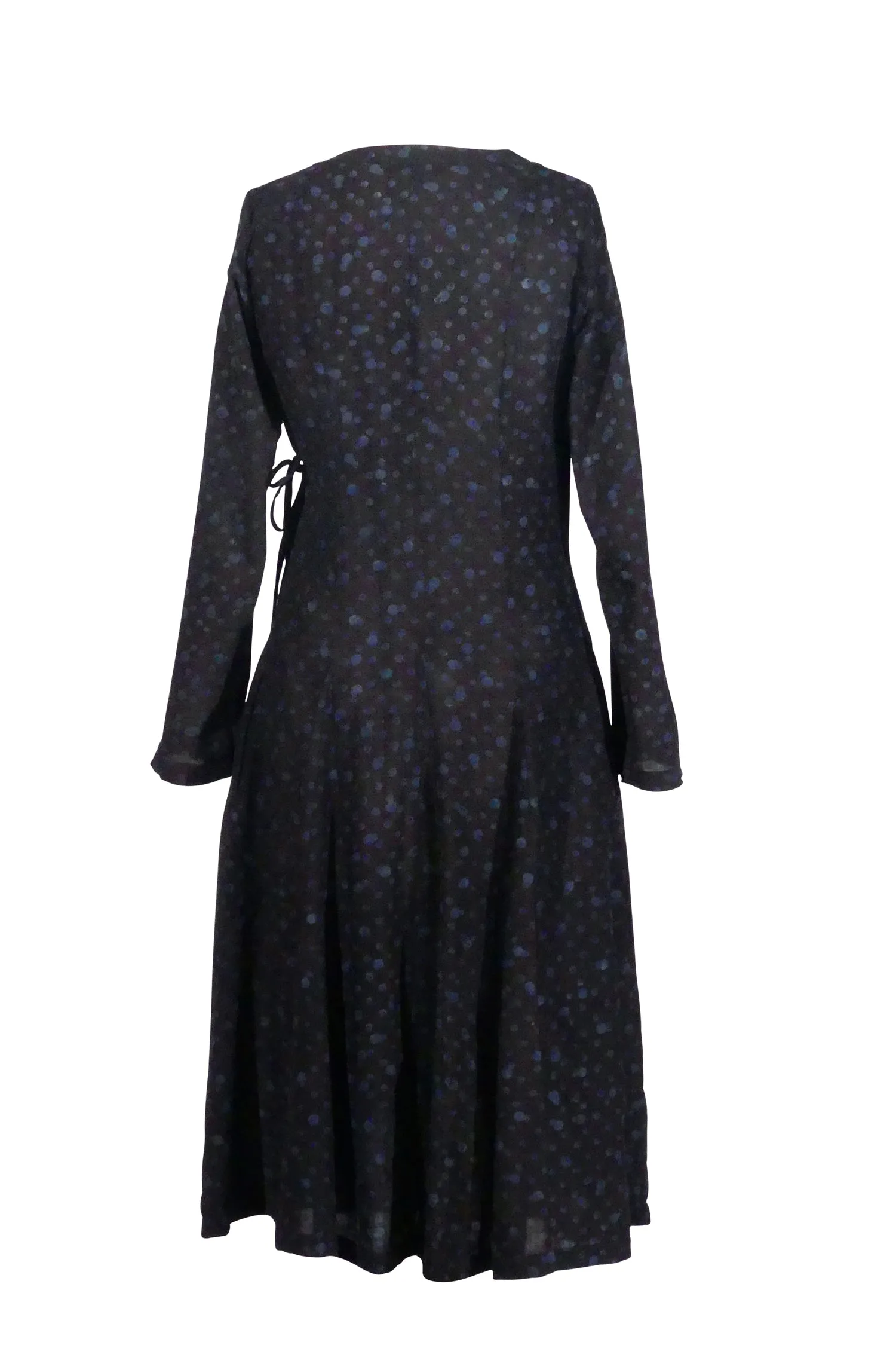 Midnight Wrap Round Coat Dress