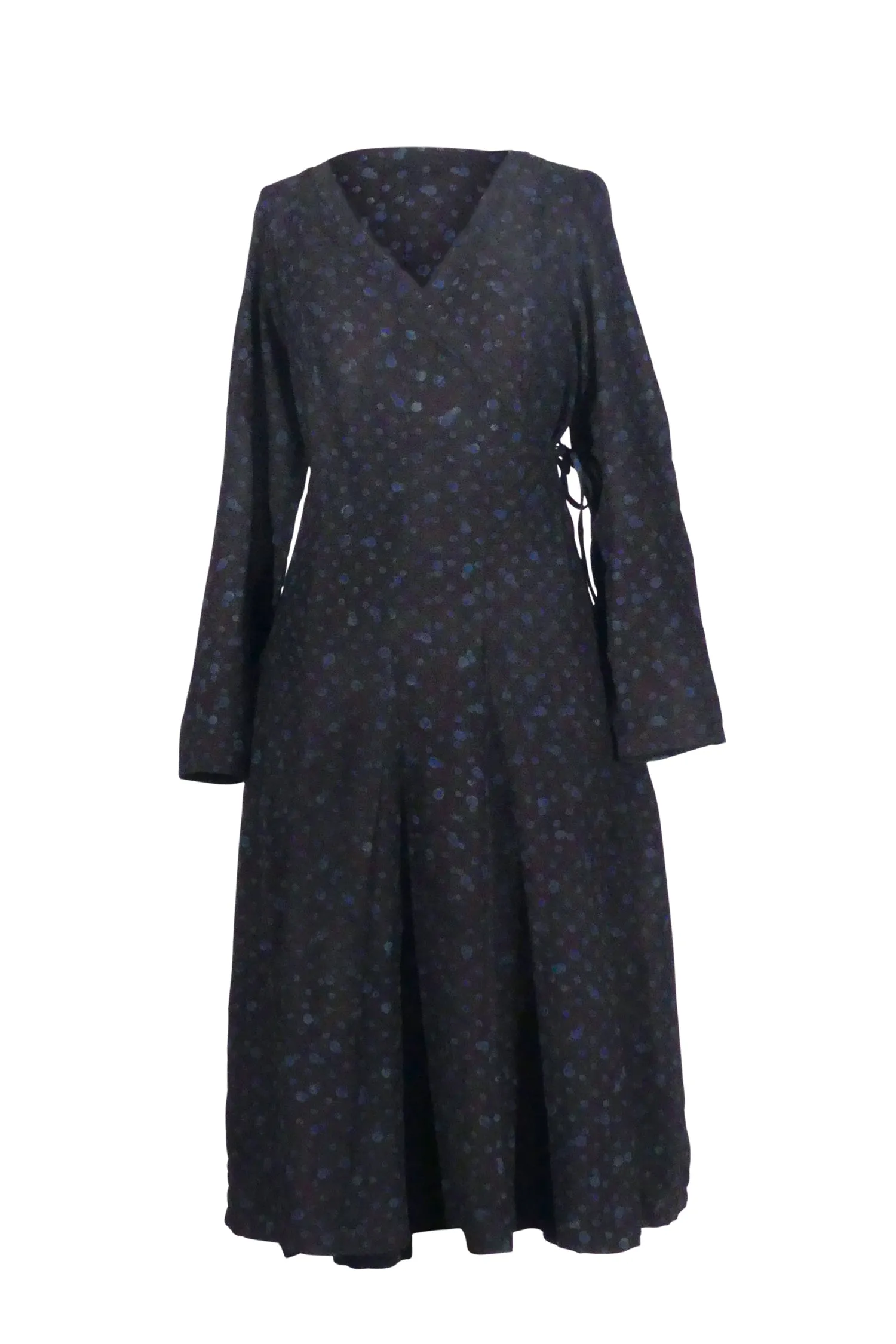 Midnight Wrap Round Coat Dress