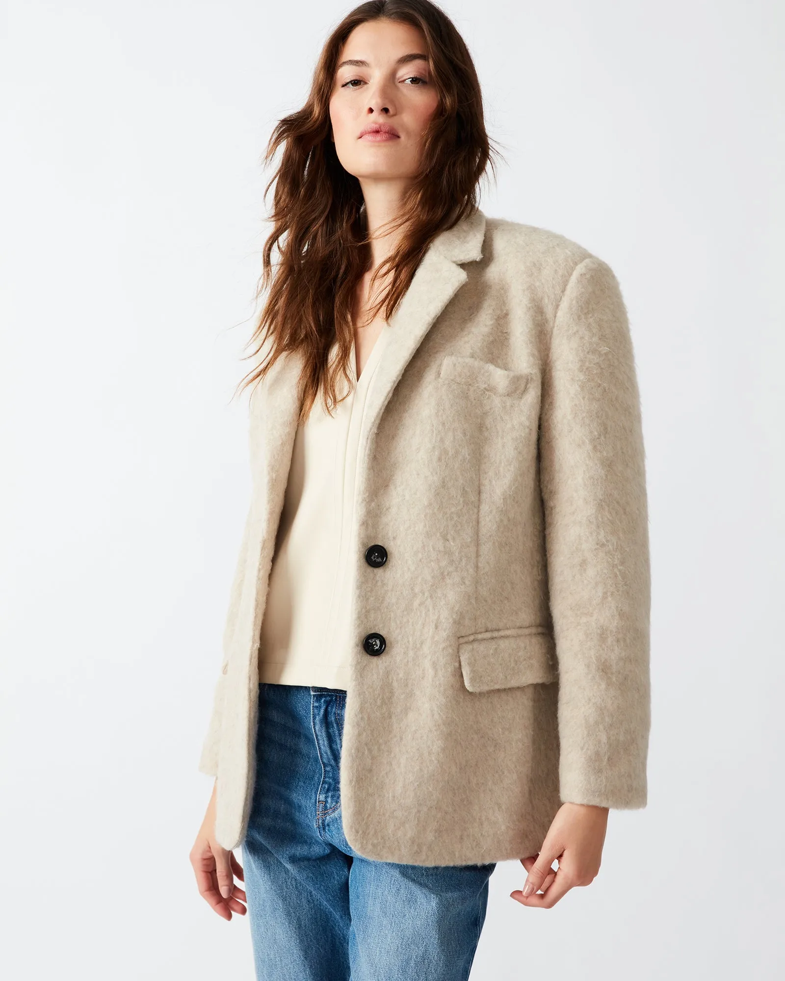 NANA BLAZER COAT NATURAL