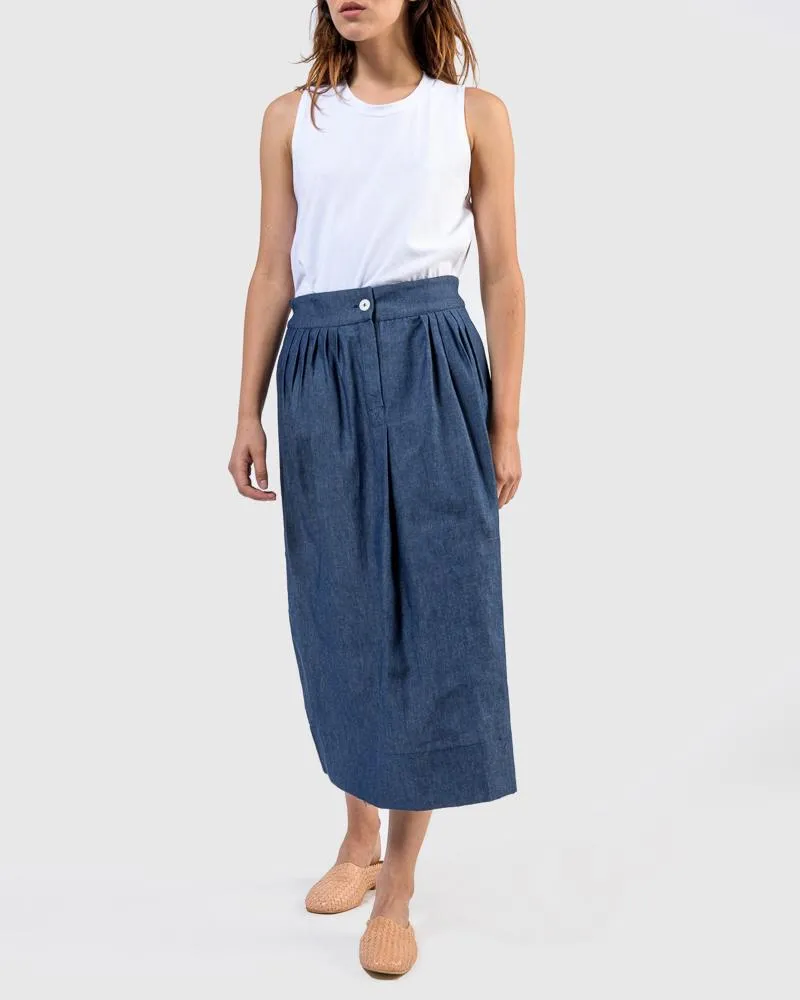 Nao Skirt in Denim