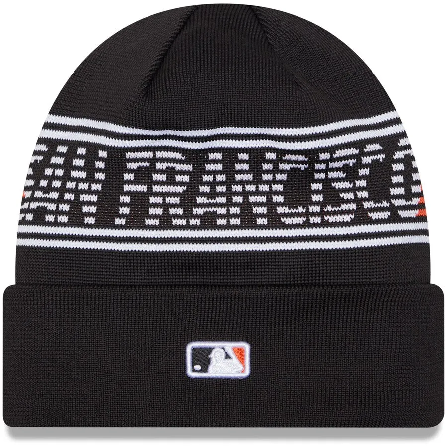 New Era San Francisco Giants Clubhouse Knit-Black