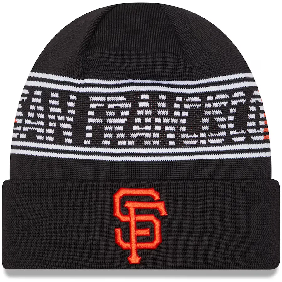 New Era San Francisco Giants Clubhouse Knit-Black