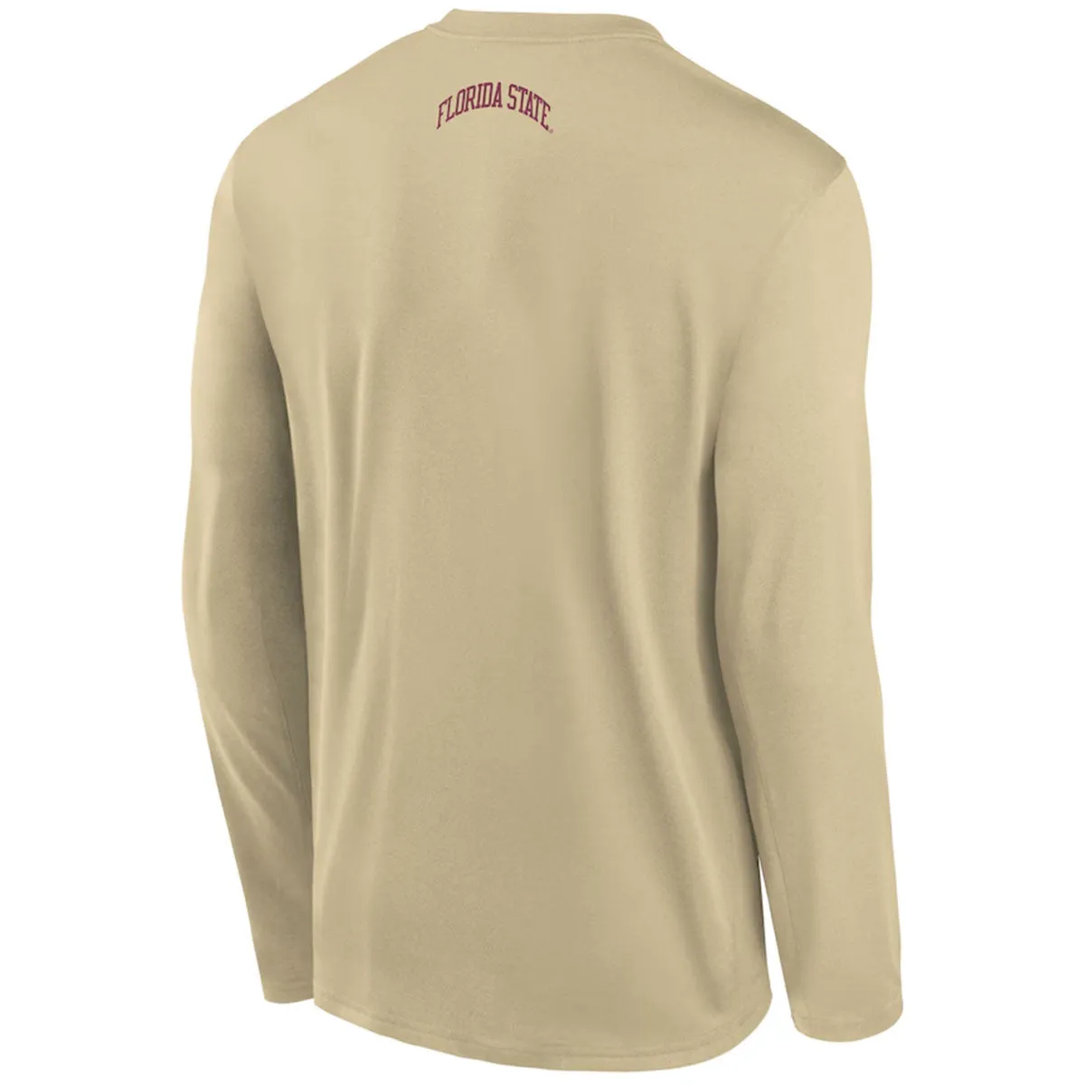 Nike Men's Seminole Logo Dri-fit Long Sleeve Basketball Shoot Shirt - Vegas Gold