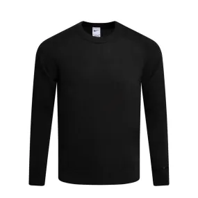 NIKE Men's Sweater Knit Crew (Black)