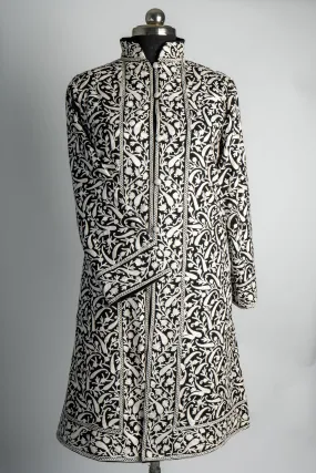 Noor-e-Zameen Aari Embroidered Long Jacket