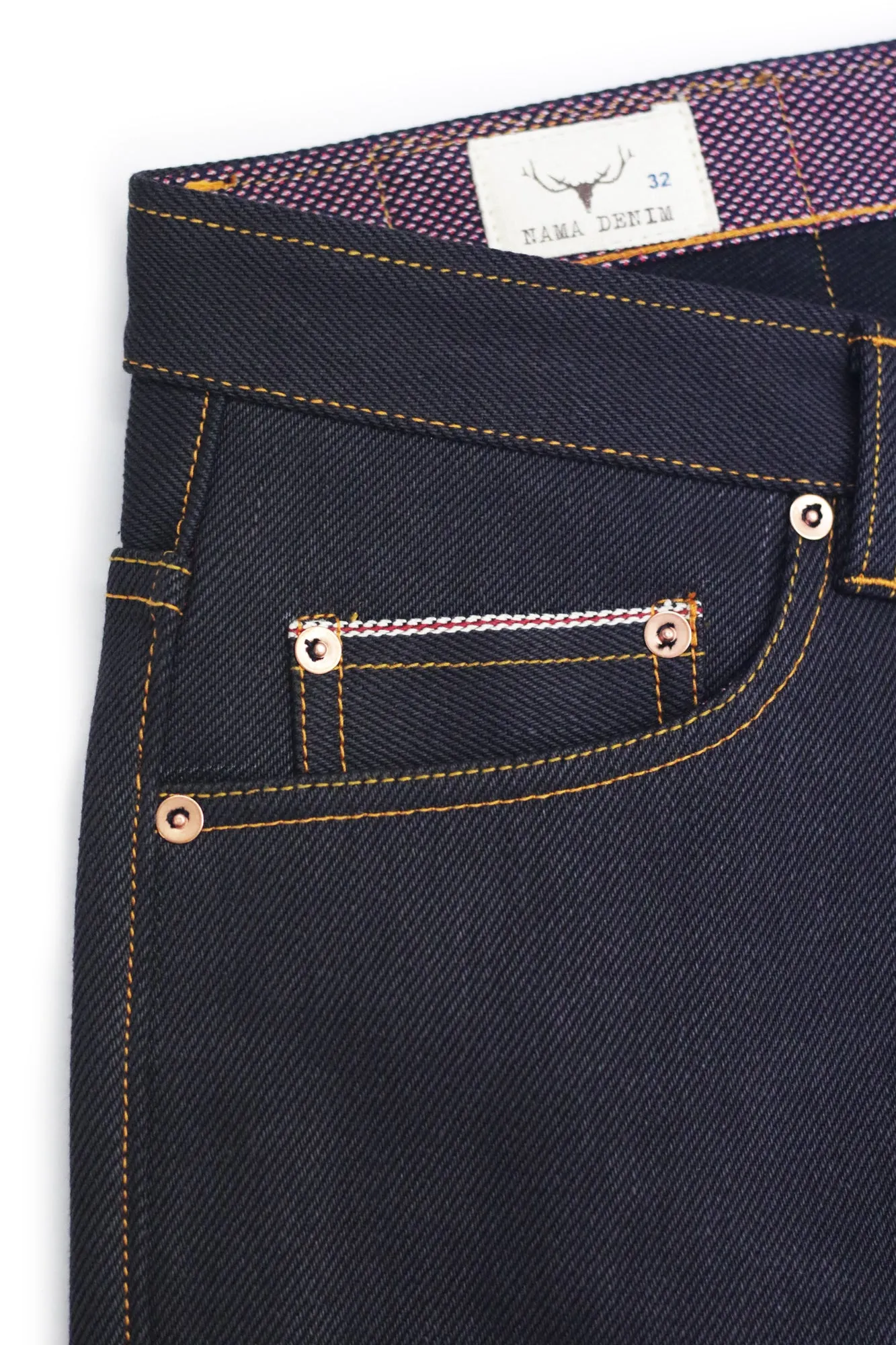 NP007 - MYSTERIOUS INDIGO x BLACK SELVEDGE DENIM 20oz