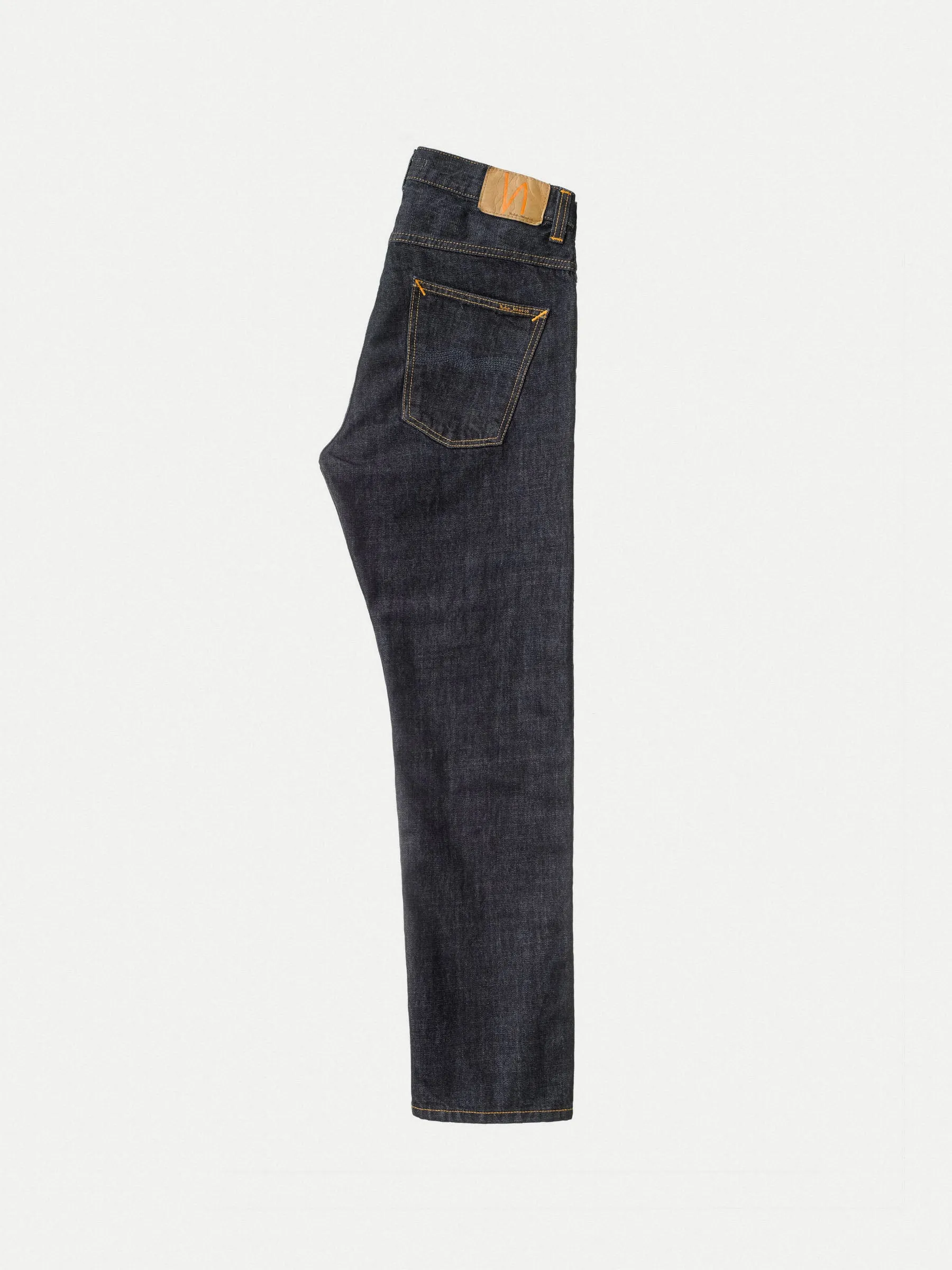 Nudie Jeans co - Sleepy Sixten Rinsed - Jean Droit Brut