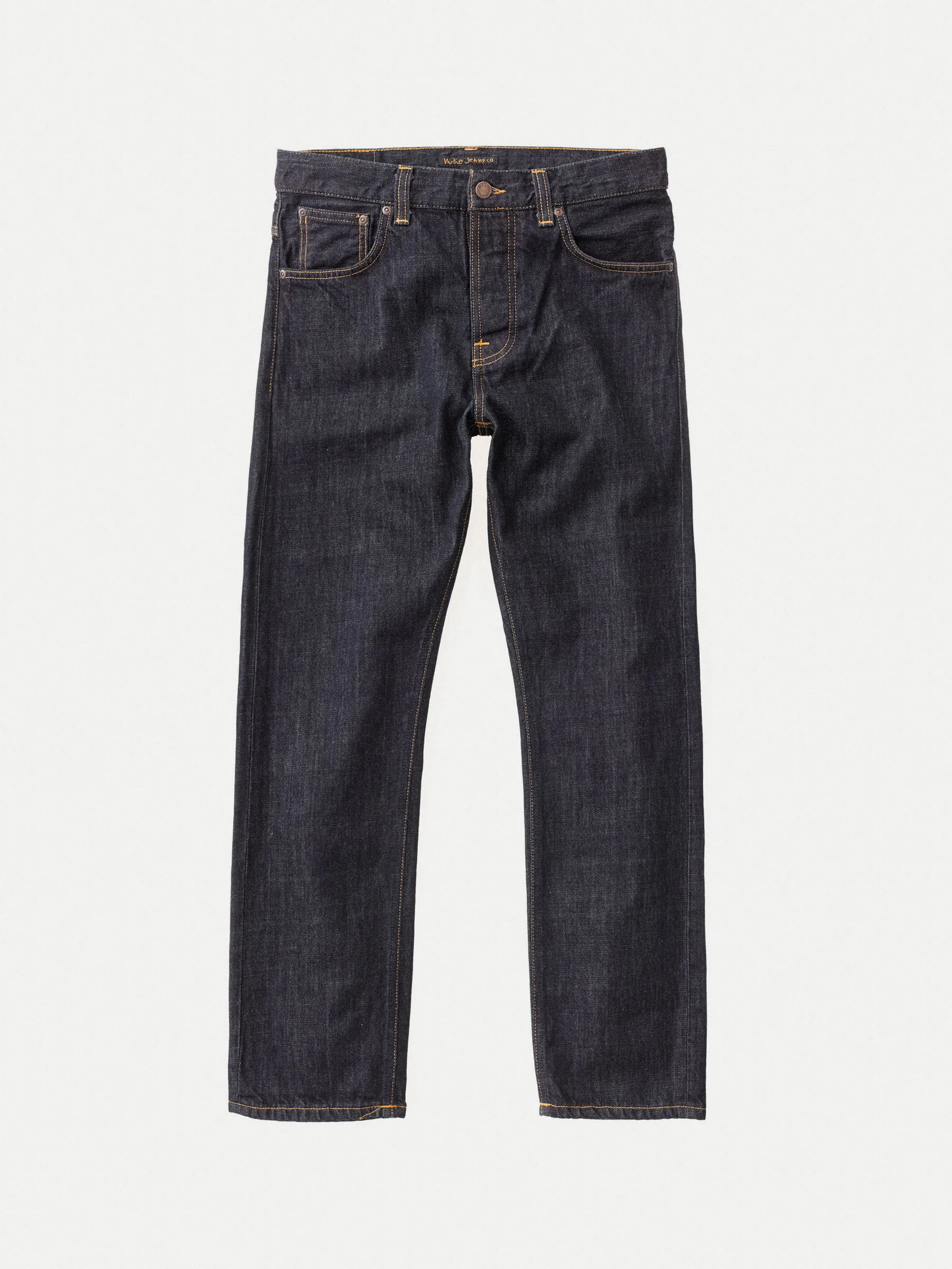 Nudie Jeans co - Sleepy Sixten Rinsed - Jean Droit Brut