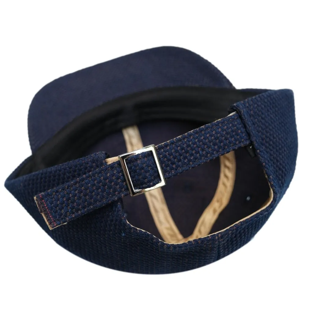 OD SDA "Kasezome" Indigo x Kakishibu Sashiko Selvedge 6-panel Baseball Cap