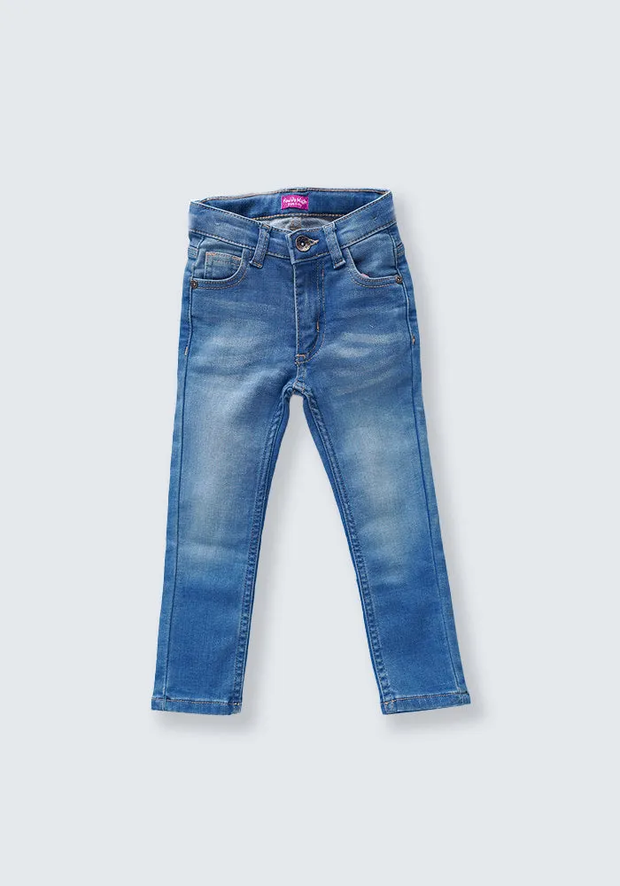 Our Girls' Jeans Blue Denim Pant