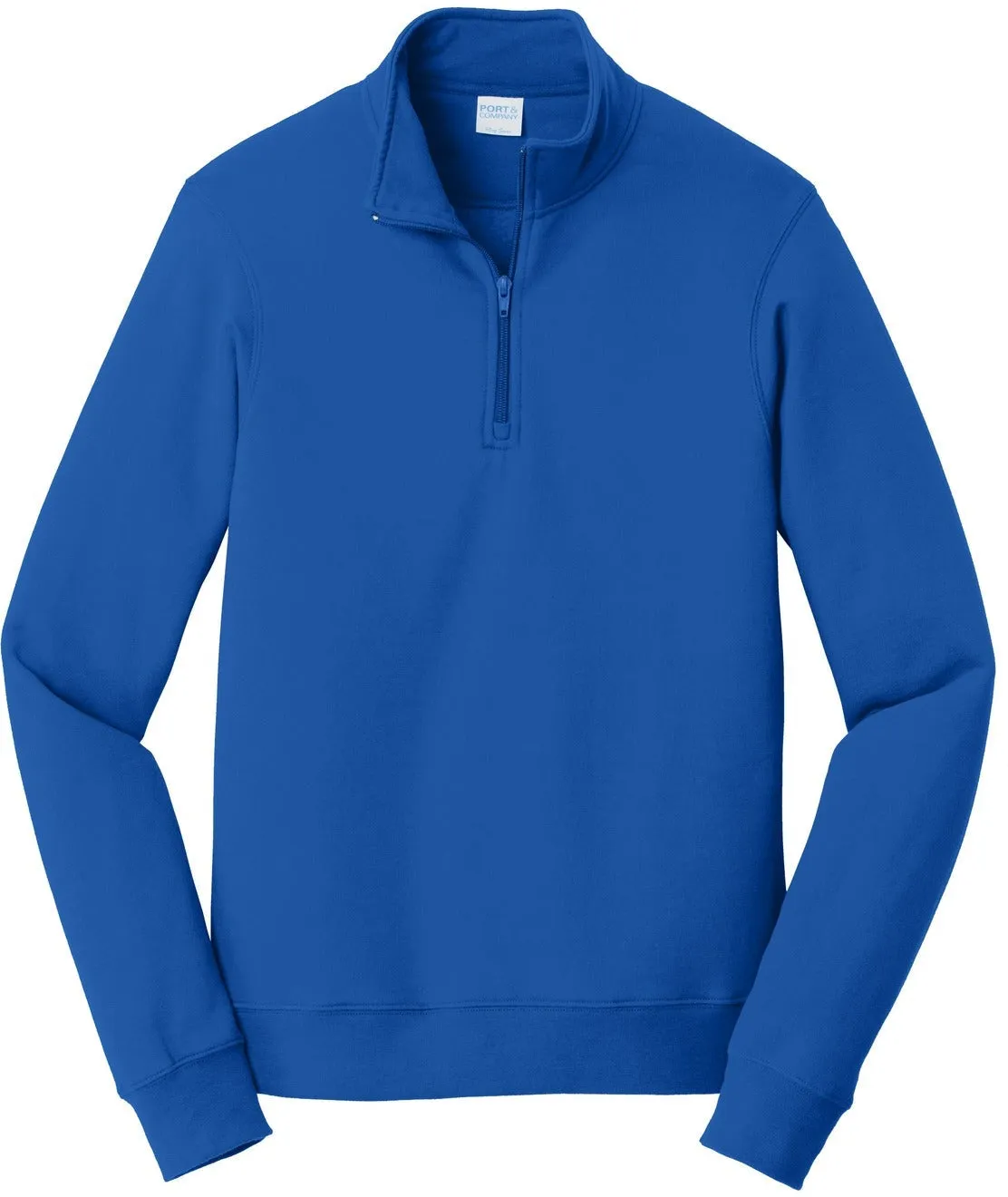 OUTLET-Port & Company Fan Favorite Fleece 1/4-Zip Pullover Sweatshirt