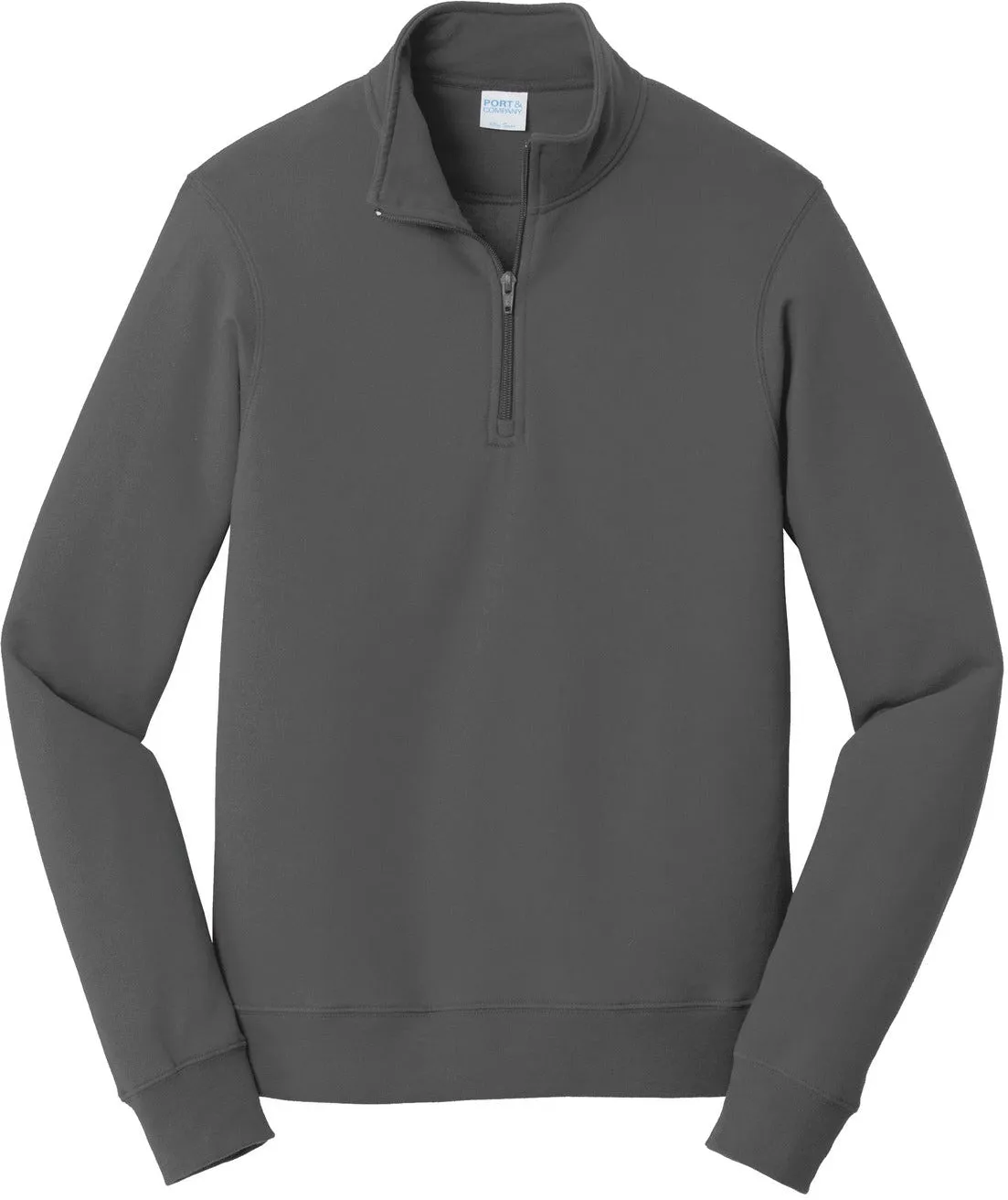 OUTLET-Port & Company Fan Favorite Fleece 1/4-Zip Pullover Sweatshirt