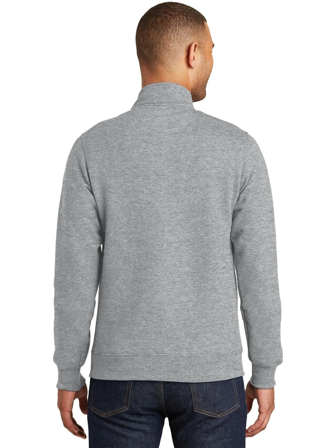 OUTLET-Port & Company Fan Favorite Fleece 1/4-Zip Pullover Sweatshirt