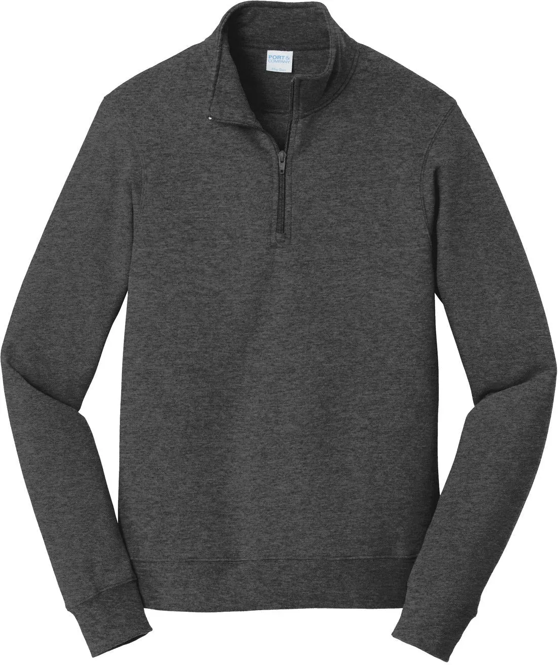 OUTLET-Port & Company Fan Favorite Fleece 1/4-Zip Pullover Sweatshirt