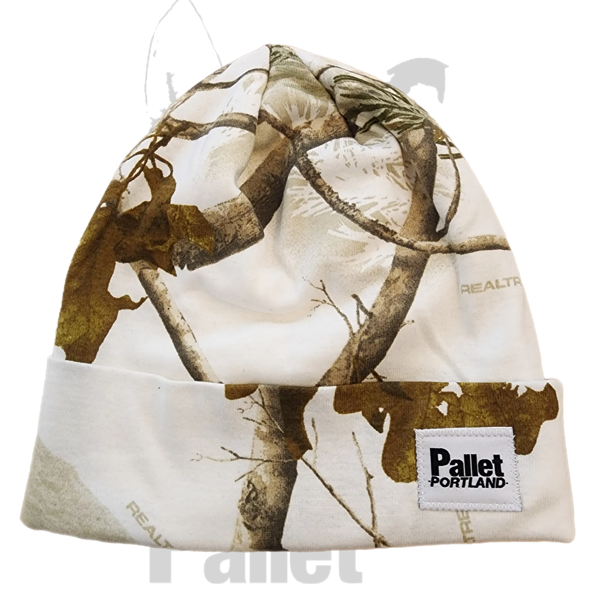 Pallet Portland -"Realtree Snow Camo Beanie" -Size OS