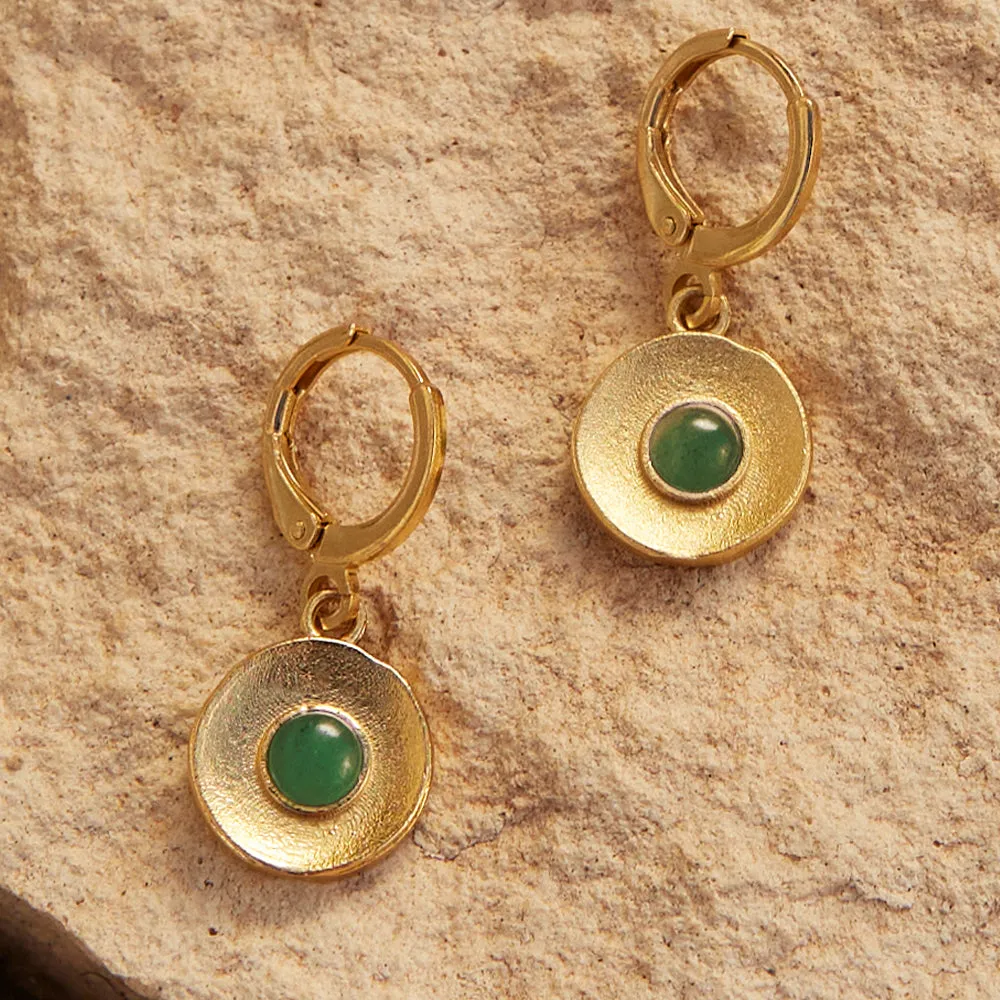 Petrus Green Earrings