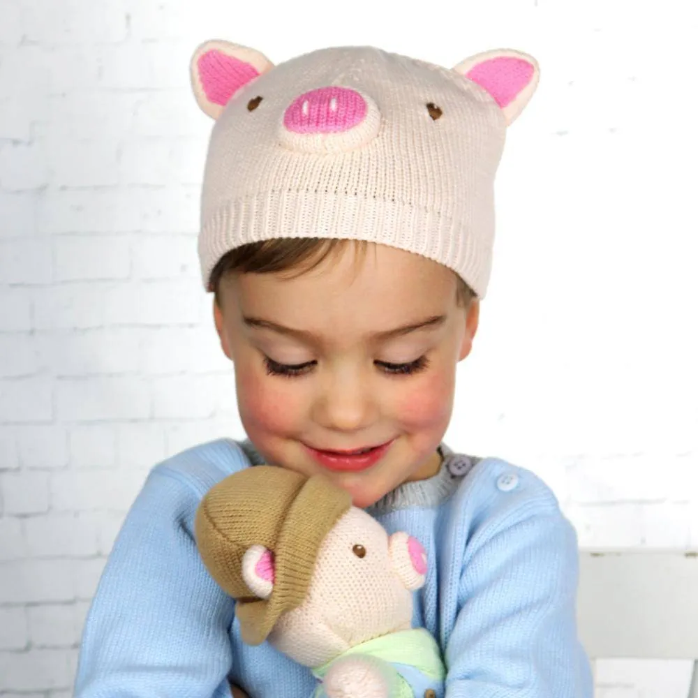 Pig Knit Hat