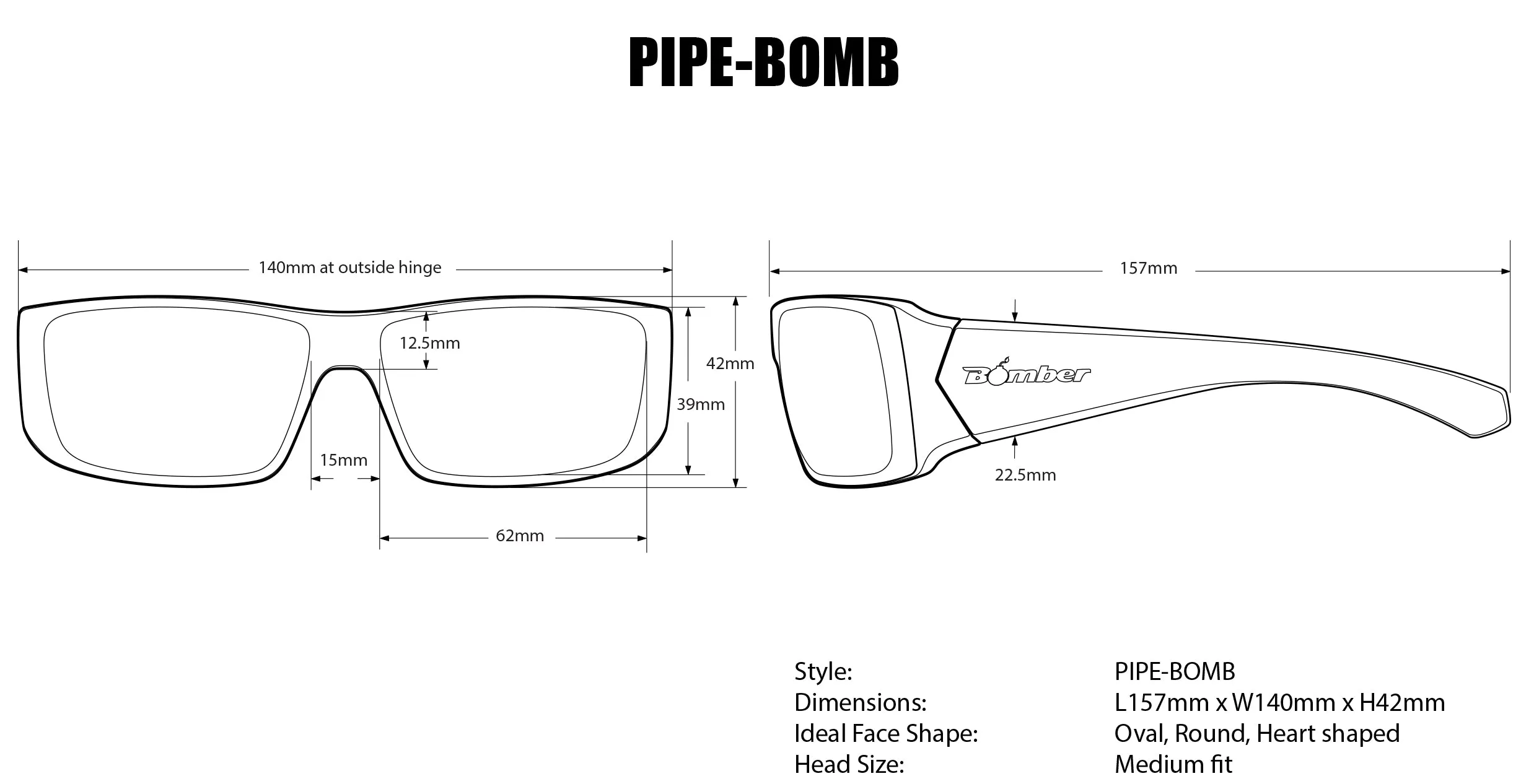 PIPE Safety - Bifocals Clear