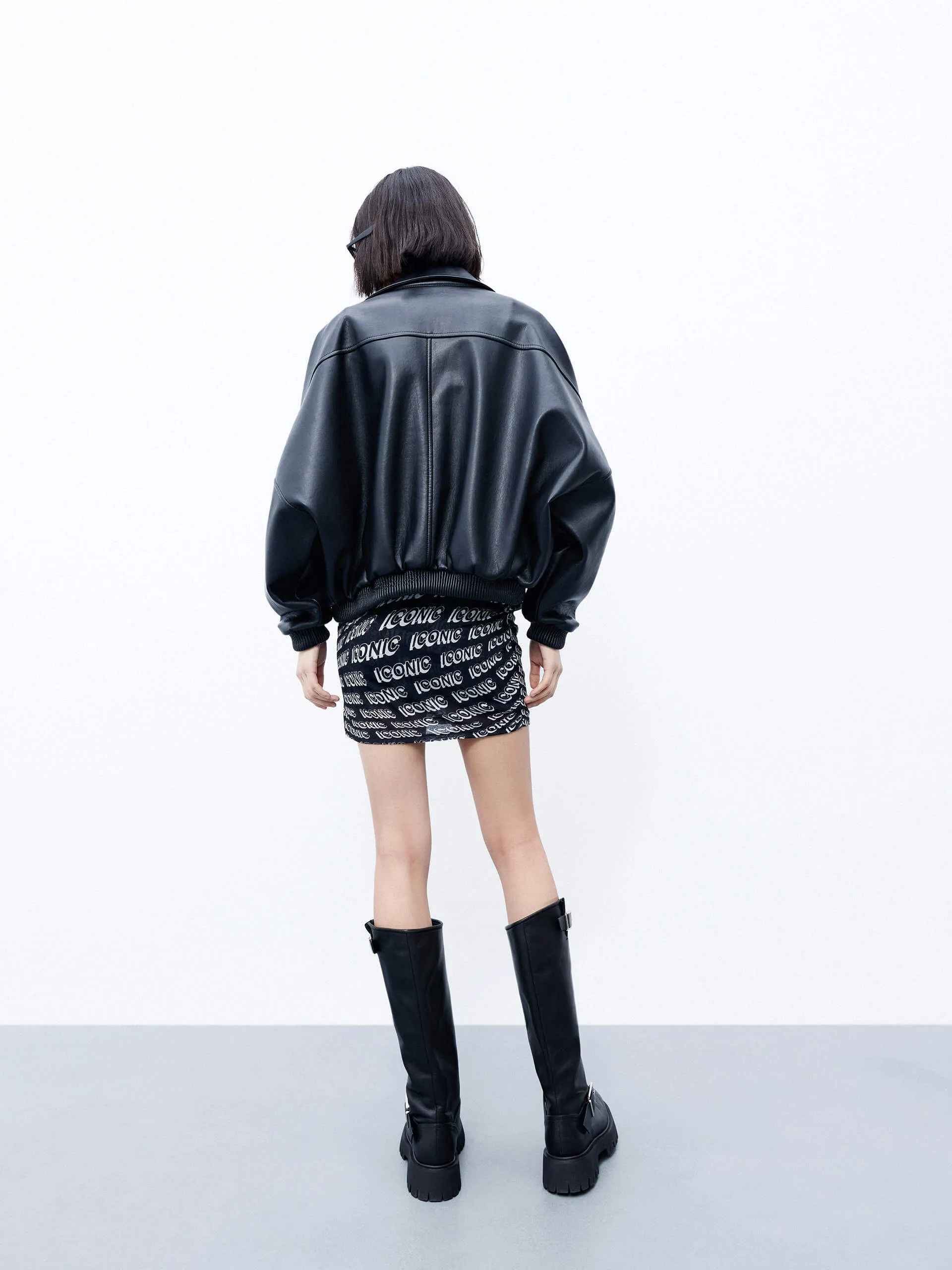 PU Bomber Jacket