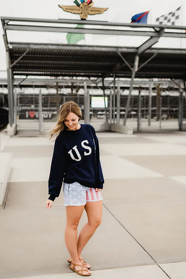 Relaxed USA Sweatshirt