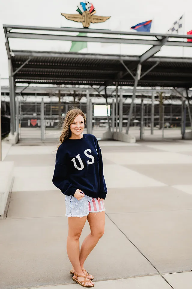 Relaxed USA Sweatshirt