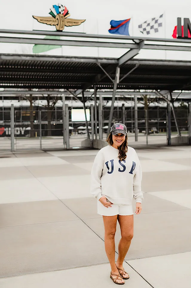 Relaxed USA Sweatshirt