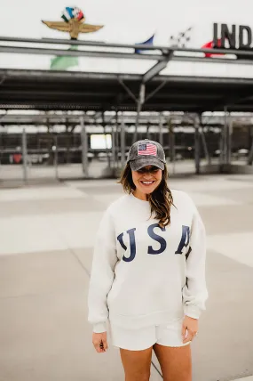 Relaxed USA Sweatshirt