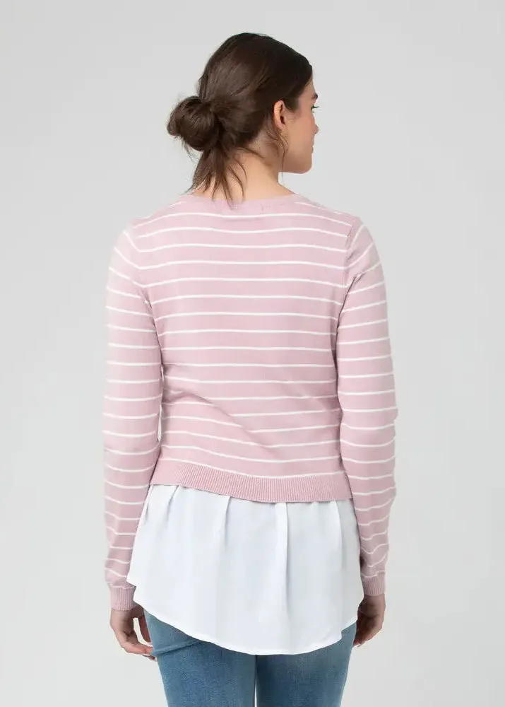 Sia Nursing Knit: Dusty Pink