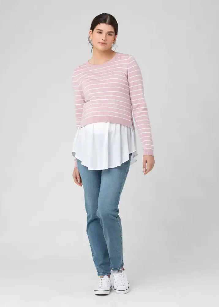 Sia Nursing Knit: Dusty Pink