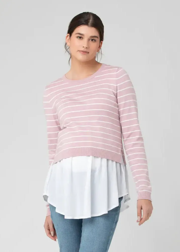 Sia Nursing Knit: Dusty Pink