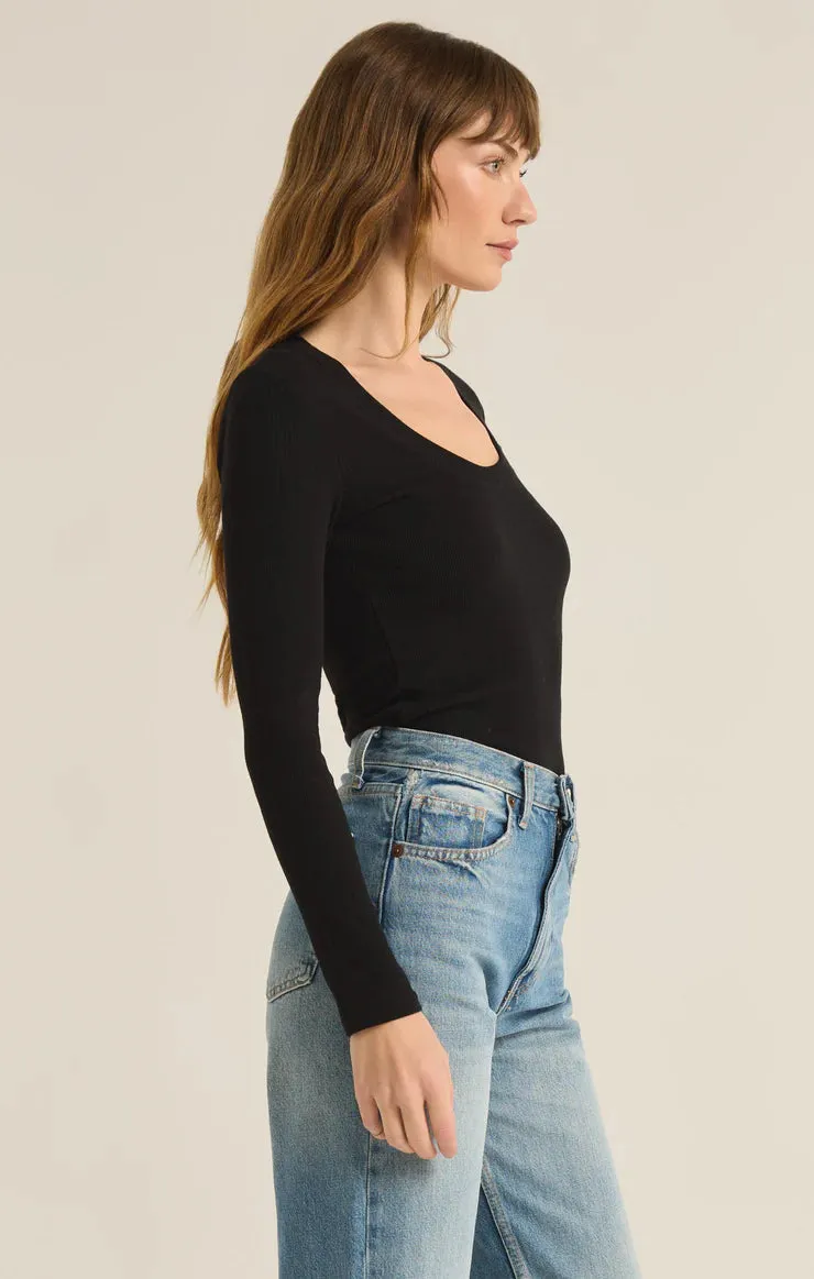 Sirena Rib Long Sleeve Tee