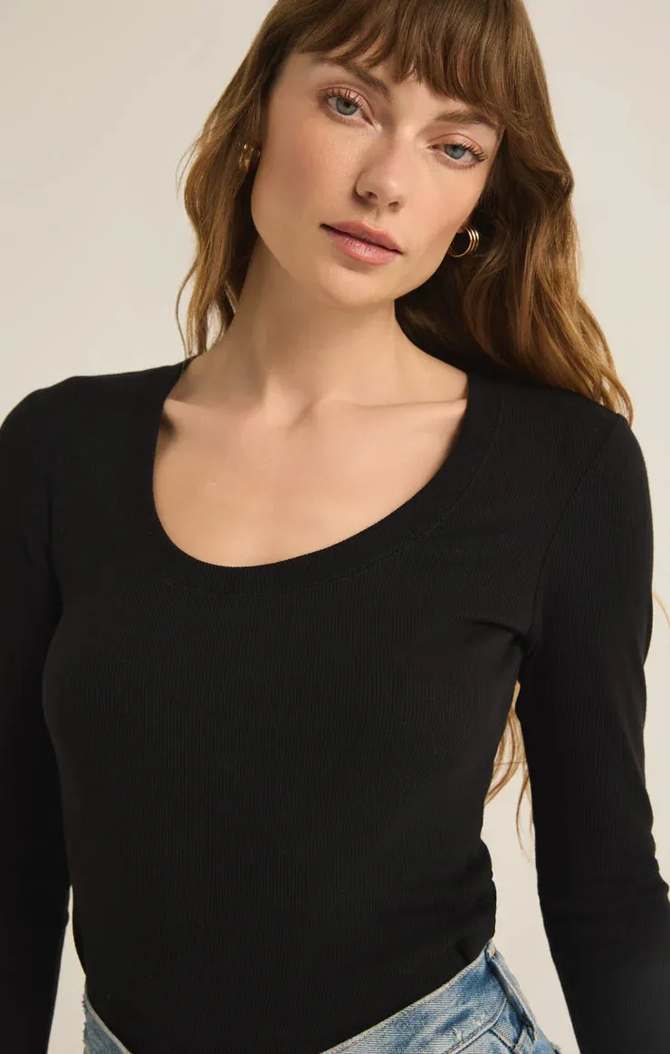 Sirena Rib Long Sleeve Tee