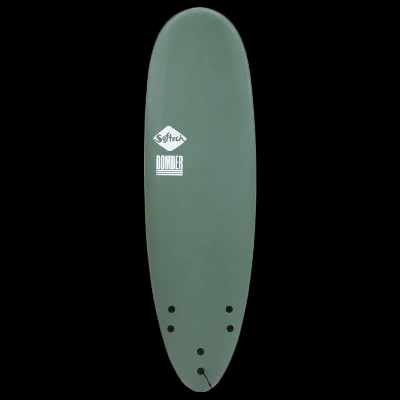 Softech Bomber 5'10 Soft Surfboard - Smoke Green/White