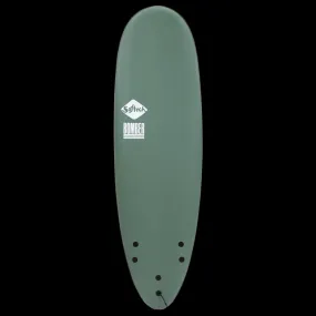 Softech Bomber 5'10 Soft Surfboard - Smoke Green/White