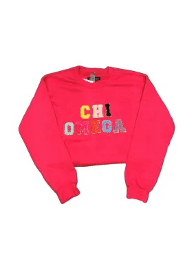 Sorority Varsity Sweatshirt: Chi Omega