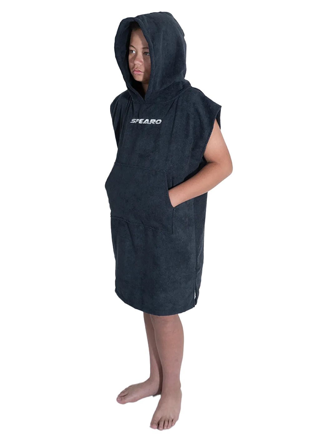 Spearo Hooded Microfiber Poncho Towel - Youth