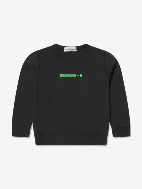 Stone Island Junior Boys Logo Print Sweatshirt