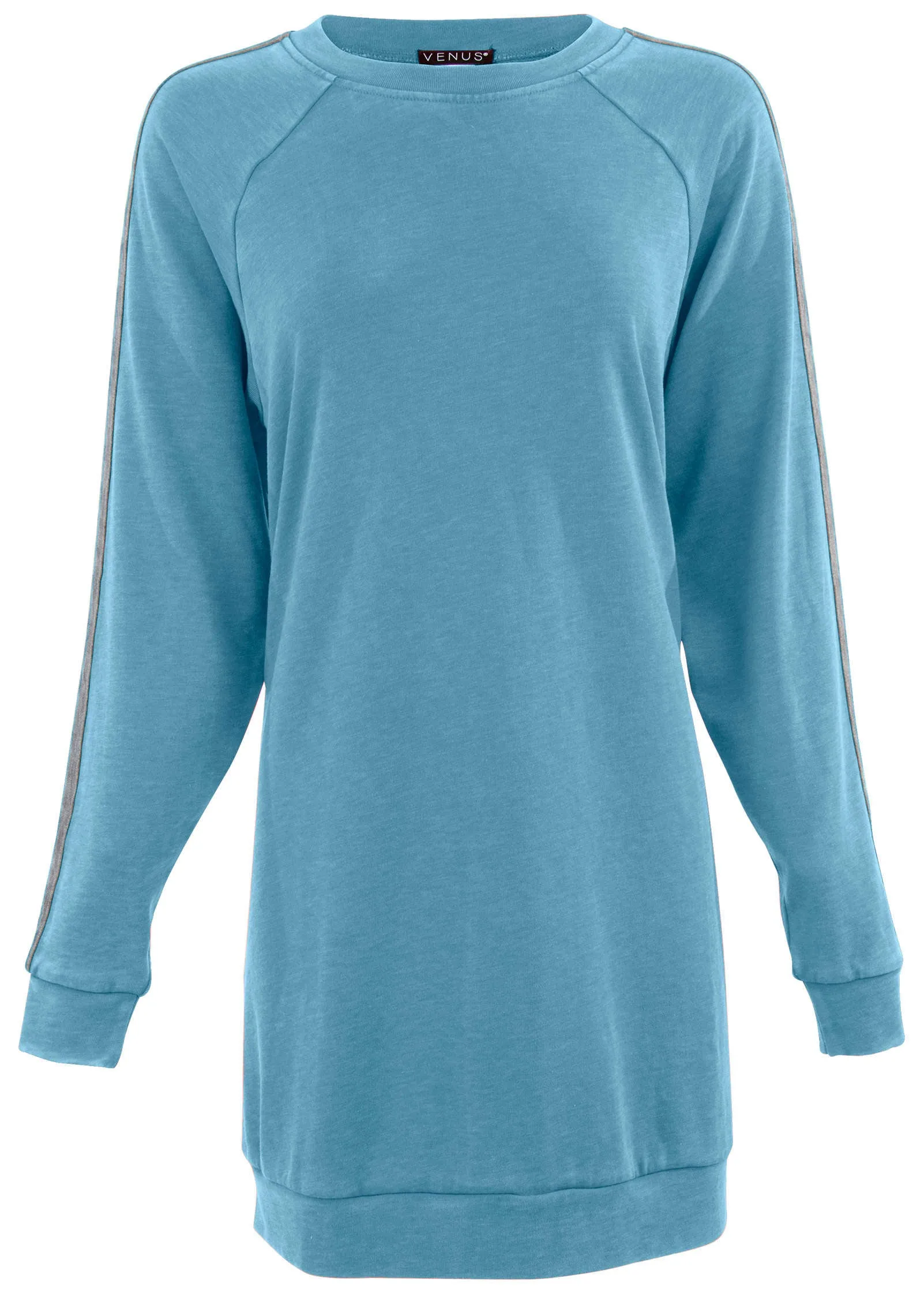 Sweatshirt Dress - Blue