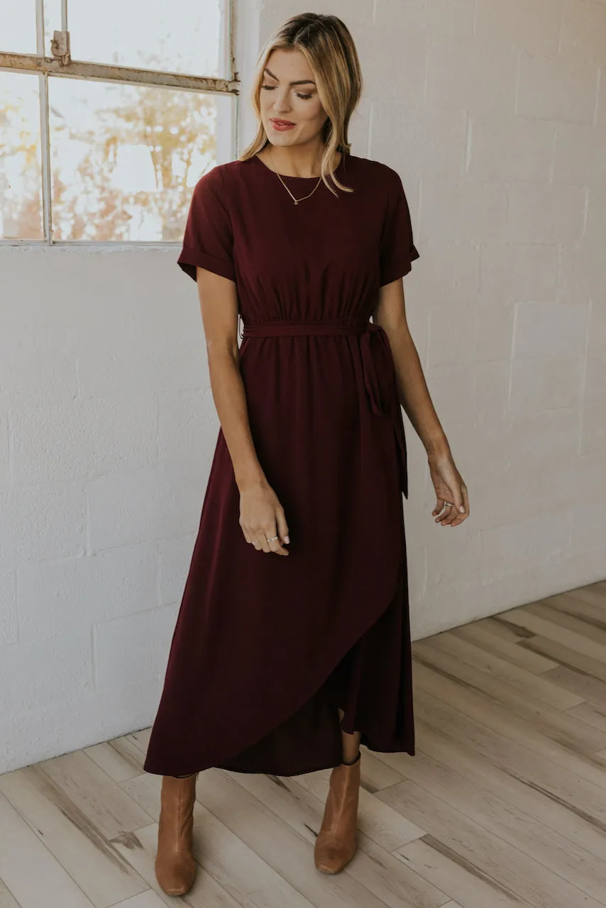 The Classic Taylor Jane Wrap Maxi