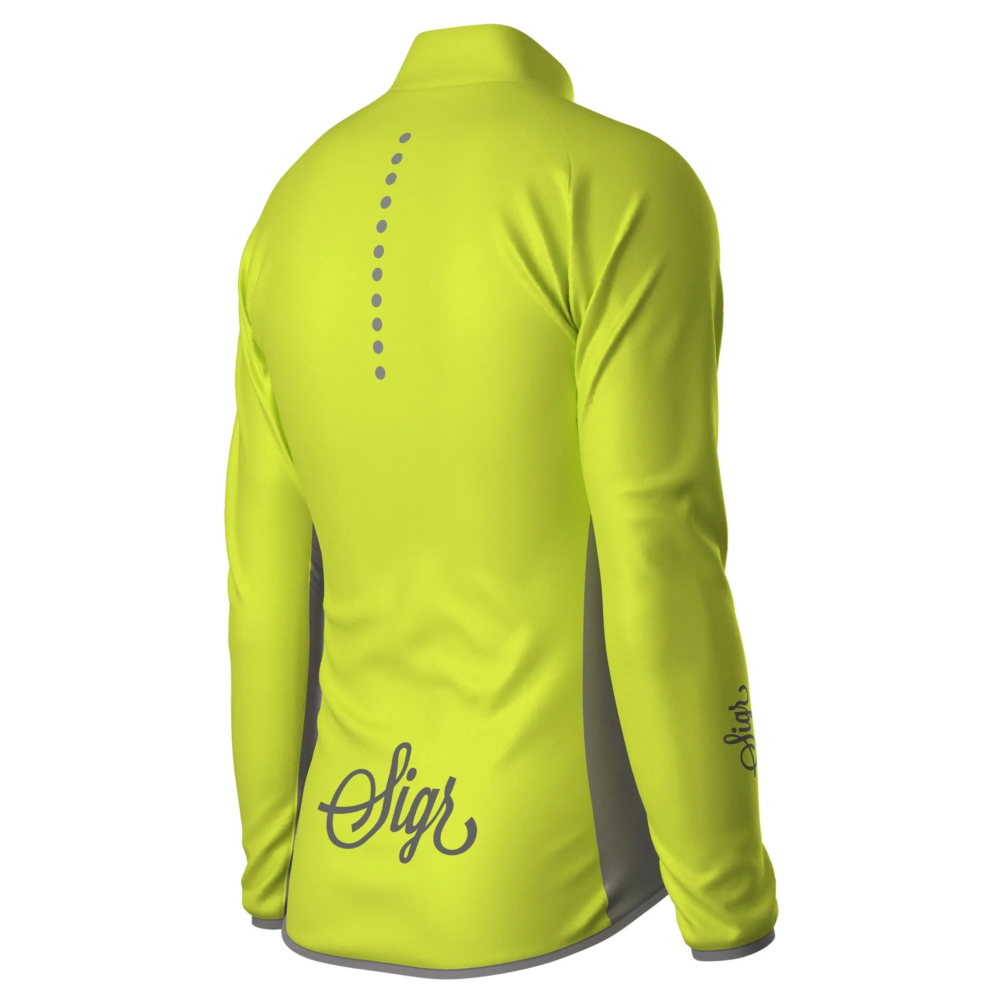 Uppsala Yellow Men's Hi-Viz Cycling Wind Jacket