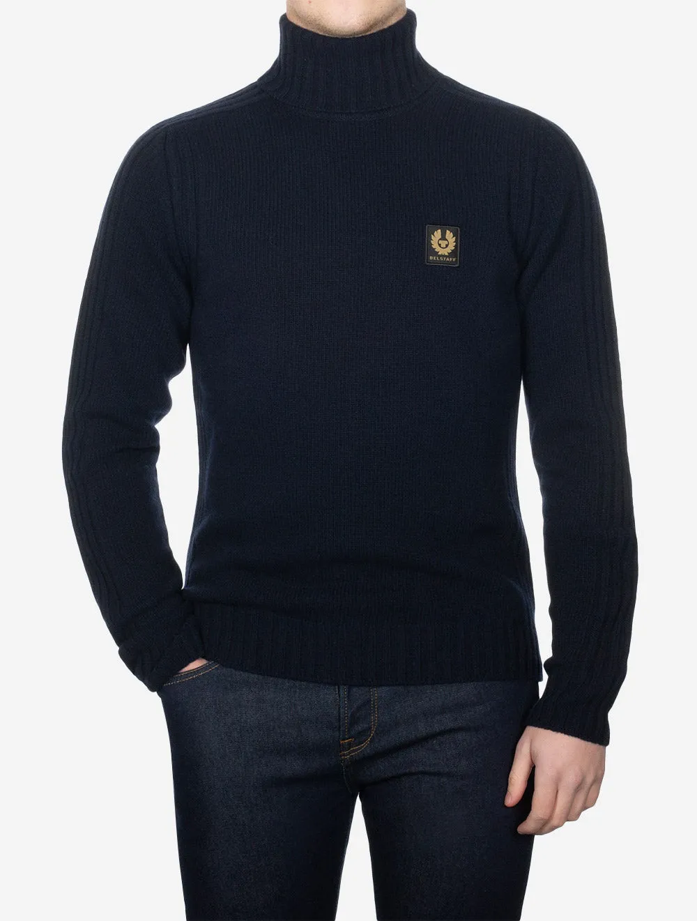 Watch Rollneck Jumper Dark Ink