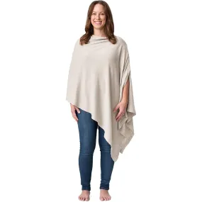 Women's Zestt Organics Organic Cotton Travel Poncho Birch